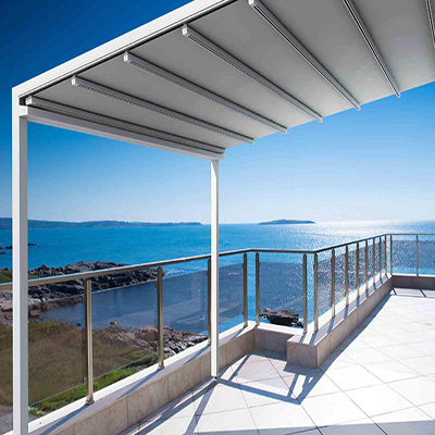 Hệ rèm xếp ly ngoài trời Pergola