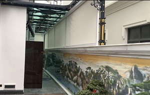 Hệ rèm Zipper tự động che nắng mưa gió hành lang Biệt thự tại Vinhome Star City Thanh Hóa