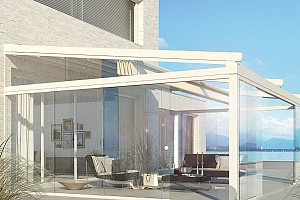 Rèm xếp ly ngoài trời Pargola