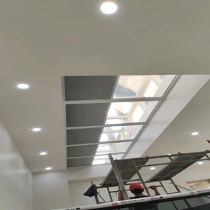 Hệ rèm trần tổ ong tự động tại nhà khách ở thành phố Hồ Chí Minh