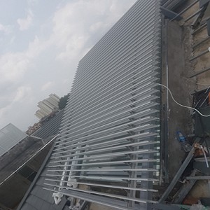 Hệ chớp nhôm tự động lật 1 mặt tại Vinhome GreenBay Mễ Trì