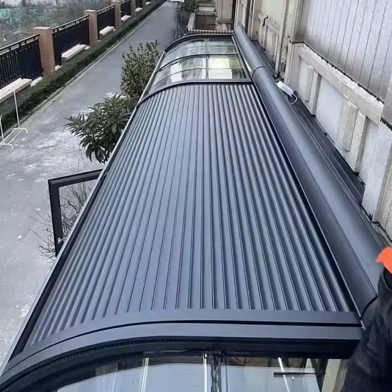 Ảnh hệ nhôm che mái kính Aluminium Shanghai Skylight