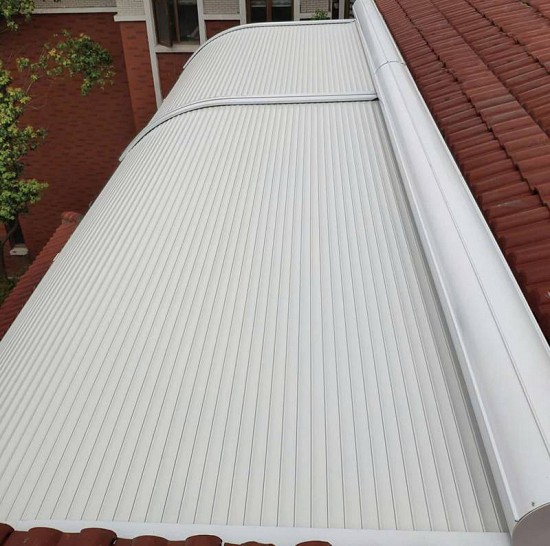 Giới thiệu hệ nhôm cuốn tự động Thượng Hải Aluminium Shanghai Skylight che nắng trên mái kính, trần kính