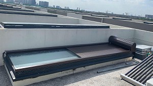 Hệ nhốm cuốn Thượng Hải Aluminium Shanghai Skylight tầng thượng shophouse nhà khách tại Thành phố Hồ Chí Minh