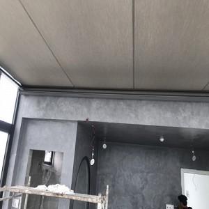 Hệ rèm trần phẳng tự động che nắng mái kính nhà khách tại quận 2 - Tp Hồ Chí Minh