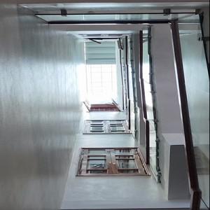 Hệ rèm trần xếp ly tự động che nắng giếng trời, trần kính nhà khách tại Phủ Lý, Hà Nam