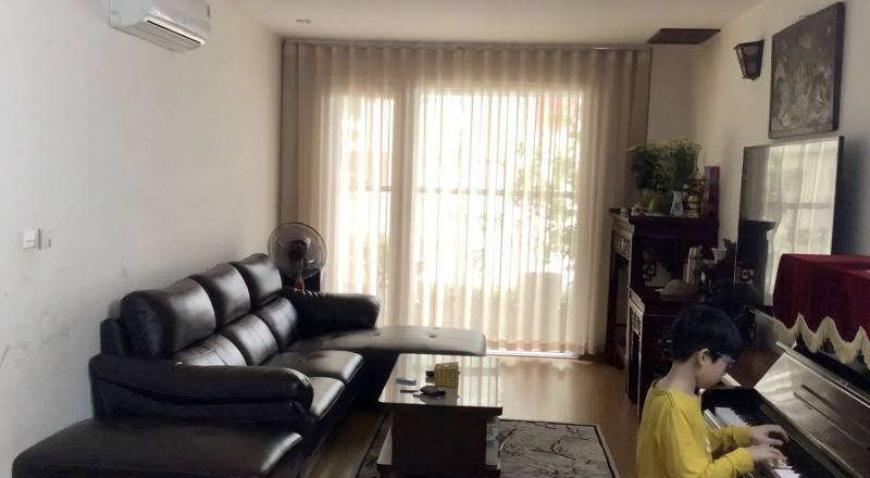 Rèm vải và rèm cầu vồng 3 lớp tự động tại chung cư Victoria Văn Phú, Hà Đông, Hà Nội